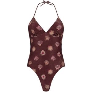 Fabienne Chapot, Dames, Badkleding, Bruin, Maat: XS