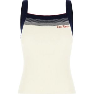 Valentino Garavani, Dames, Tops, Beige, Maat: M Wol,