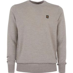 RefrigiWear, Heren, Sweatshirts & Hoodies, Grijs, Maat: M Wol,