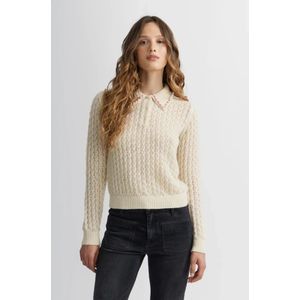 Manoush, Dames, Truien, Beige, Maat: M Wol,