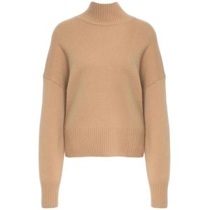 Crush, Dames, Truien, Beige, Maat: S Kasjmier,