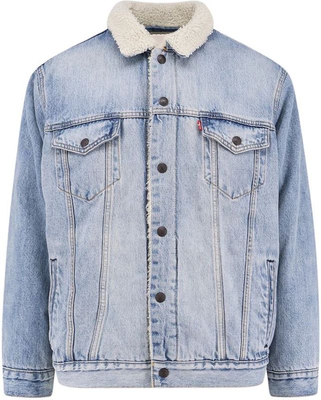 LEVI'S - Tussenjas - Ecru - Lichtblauw