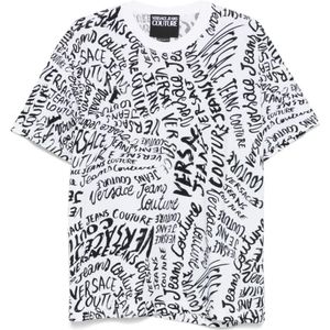 Versace Jeans Couture - T-shirts en Polo's - Wit - Katoen