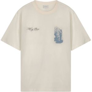 Filling Pieces, Heren, Tops, Beige, Maat: S