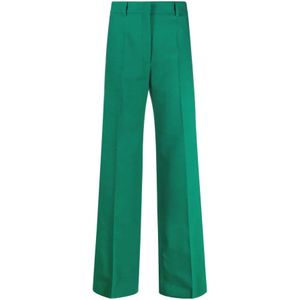Valentino, Dames, Broeken, Groen, Maat: XS Zijde,
