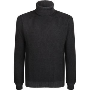 Dell'oglio, Heren, Truien, Zwart, Maat: L Wol,