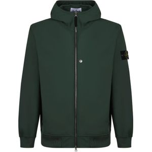 Stone Island, Heren, Jassen, Groen, Maat: L