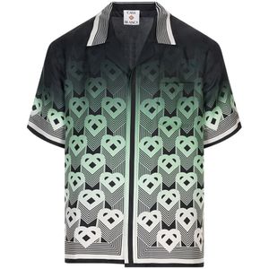 Casablanca, Heren, Overhemden, Veelkleurig, Maat: M Zijde,