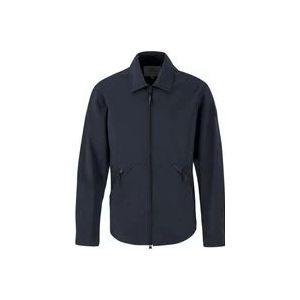 Woolrich Blauwe Soft Shell Overshirt , Blue , Heren , Maat: M