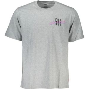 Levi's, Heren, Tops, Grijs, Maat: L Katoen,