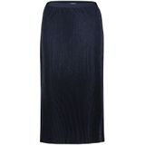 Betty & Co - Midi Rok met Plooi - Blauw