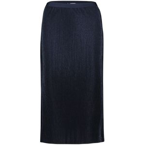 Betty & Co - Midi Rok met Plooi - Blauw