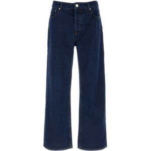 Ami Paris, Heren, Jeans, Blauw, Maat: W30 Katoen,