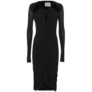 Isabel Marant, Dames, Jurken, Zwart, Maat: XS Viscose,