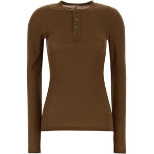 Ami Paris, Dames, Tops, Bruin, Maat: S