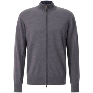 Eton, Heren, Truien, Grijs, Maat: S Wol,