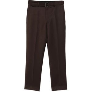 MM6 Maison Margiela, Heren, Broeken, Bruin, Maat: S Wol,