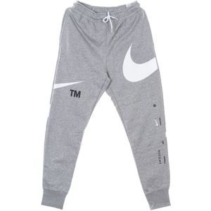 Nike Swoosh Sbb Broek Donkergrijs Heather/Wit , Gray , Heren , Maat: XL