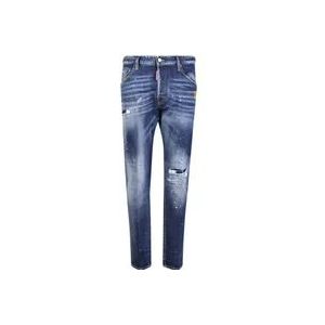 Dsquared2 Slim-fit Jeans , Blue , Heren , Maat: XL