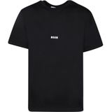 Msgm Logo T-shirt met Korte Mouwen