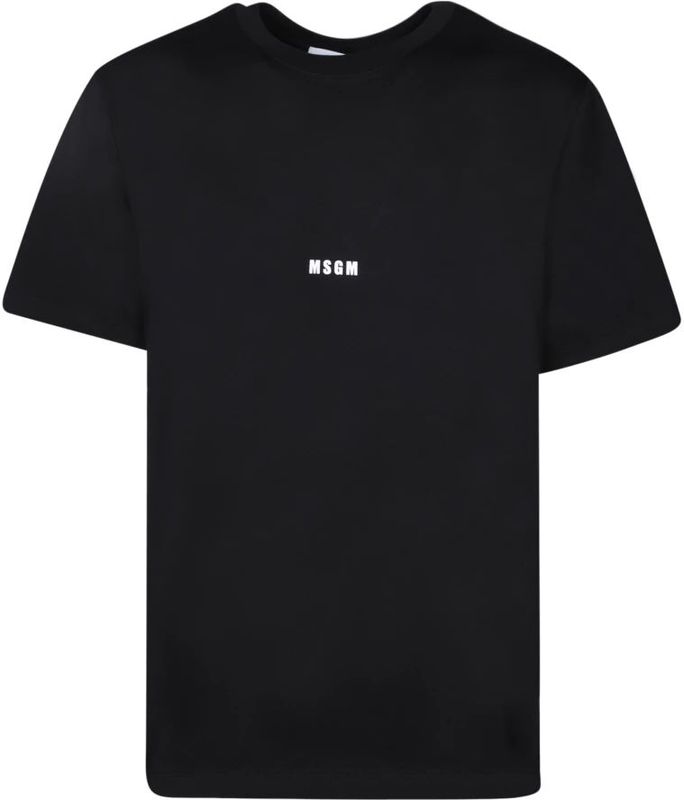 Msgm Logo T-shirt met Korte Mouwen