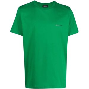 Dondup, Heren, Tops, Groen, Maat: S Katoen,