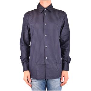 Costume National, Heren, Overhemden, Blauw, Maat: M