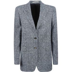 Tagliatore, Dames, Jassen, Blauw, Maat: M Acryl,