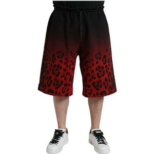 Dolce & Gabbana, Heren, Korte broeken, Veelkleurig, Maat: S Katoen,