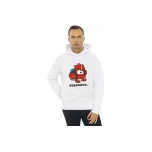 Dsquared2 Leaf Buddy Hoodie - Stijlvol en Comfortabel , White , Heren , Maat: M