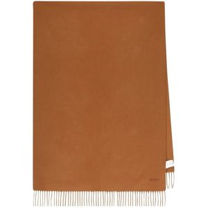 Max Mara, Dames, Accessoires, Bruin, Maat: ONE Size Kasjmier,