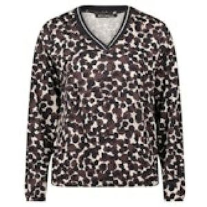 Betty Barclay - Blouse - Veelkleurig - Jersey - V-hals - Lange Mouwen