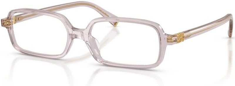 Miu Miu - Rechthoekige Bril - Paars - Acetaat - Lensbreedte 51 mm