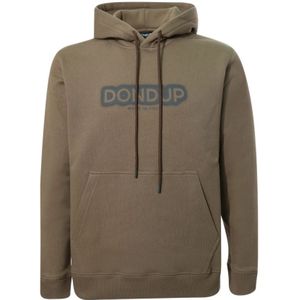 Dondup, Heren, Sweatshirts & Hoodies, Bruin, Maat: L Katoen,