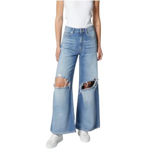 Richmond, Dames, Jeans, Blauw, Maat: W24 Katoen,