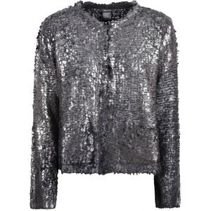 Avant Toi, Dames, Truien, Grijs, Maat: M Zijde,