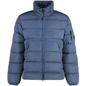 C.p. Company, Heren, Jassen, Blauw, Maat: L Polyamide,