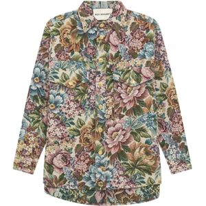 Roy Roger's, Dames, Blouses & Shirts, Veelkleurig, Maat: XS Katoen,