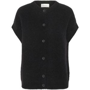 My Essential Wardrobe, Dames, Truien, Zwart, Maat: S Wol,