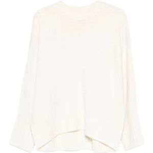 Loulou Studio, Dames, Truien, Beige, Maat: M Kasjmier,