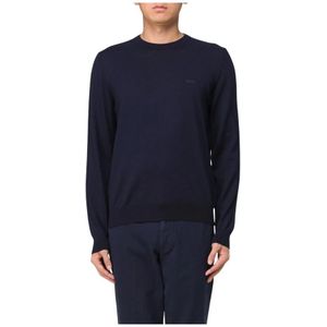 Hugo, Heren, Truien, Blauw, Maat: S Wol,