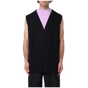 Jil Sander, Heren, Jassen, Zwart, Maat: L Katoen,