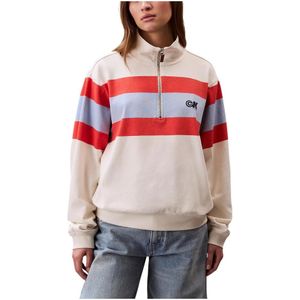 Calvin Klein Jeans, Dames, Sweatshirts & Hoodies, Beige, Maat: M