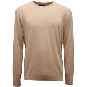 Alpha Studio, Heren, Truien, Beige, Maat: M Zijde,