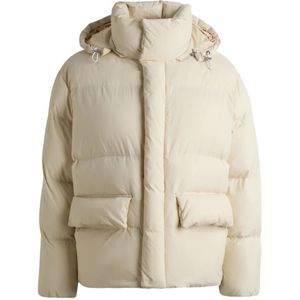 Hugo, Heren, Jassen, Beige, Maat: M Polyamide,