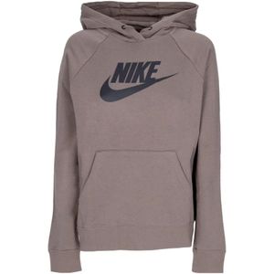 Nike - Essential Hoodie - Grijs - Dames - Katoen