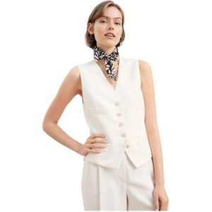 Brunello Cucinelli, Dames, Jassen, Beige, Maat: 3XS Leer,