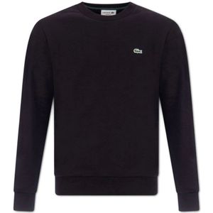 Lacoste, Heren, Sweatshirts & Hoodies, Zwart, Maat: L