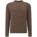 Boggi Milano, Heren, Truien, Bruin, Maat: S Wol,