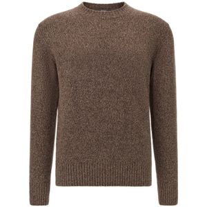 Boggi Milano, Heren, Truien, Bruin, Maat: S Wol,